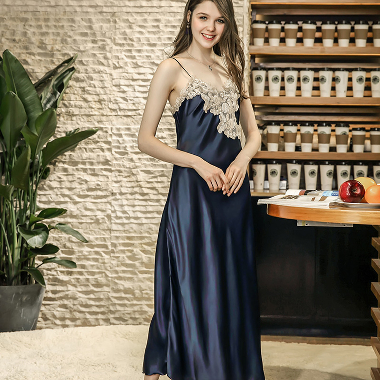 silk nightgown